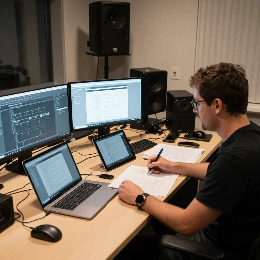 Teamet som samarbeider om musikkurering